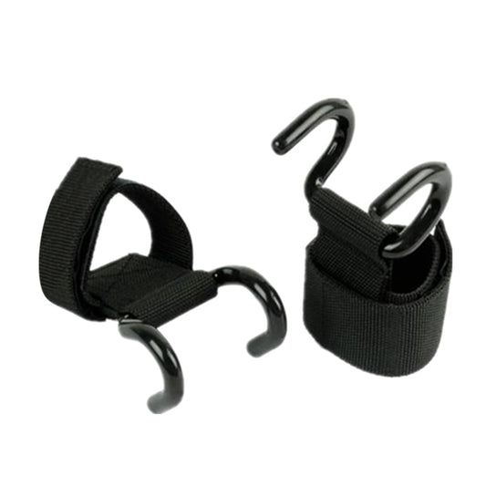 2 Piece Fitness Gloves Weightlifting Hook Training Gym Grip Shoulder Strap Wrist Support Weight Dumbbell Weightlifting Tool