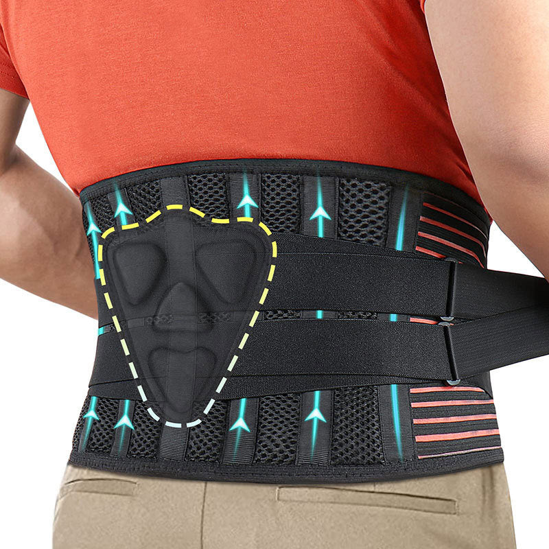 Thin waist belt breathable sports protection waist belt fitness belt