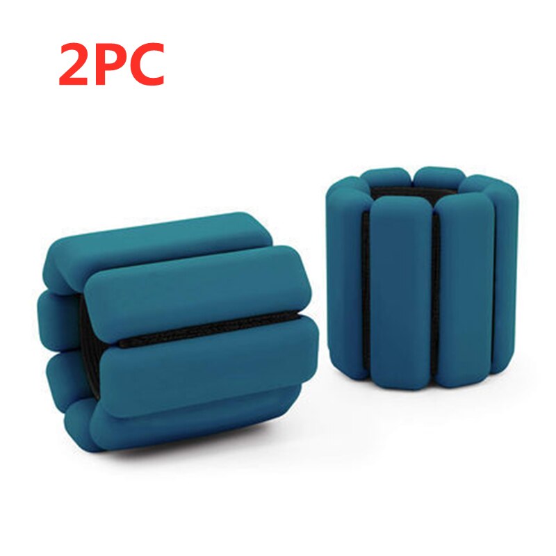 2pc Yoga Practice Running Training Fitness Energy Wristband Silicone Bracelet Leggings Dumbbell Weight Training Equipment