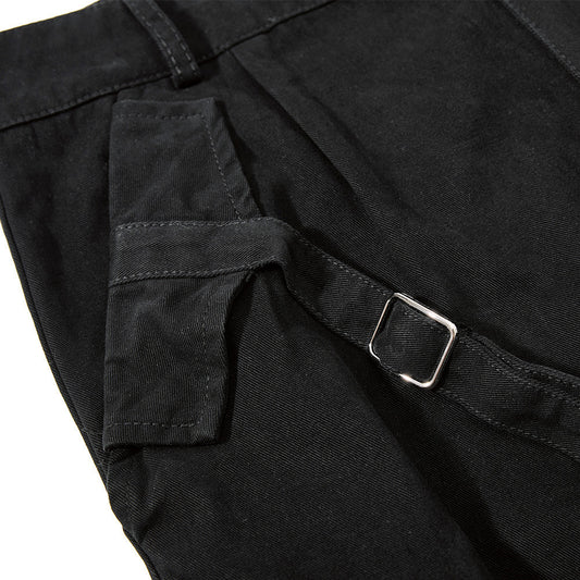 Heavy industry punching threading tying wrinkling pants