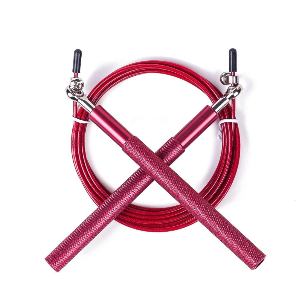Crossfit Jump Rope Ultra Speed Ball Bearing Skipping Rope Steel Wire Jumping Ropes For Boxing MMA Gym Fitness Training Workout