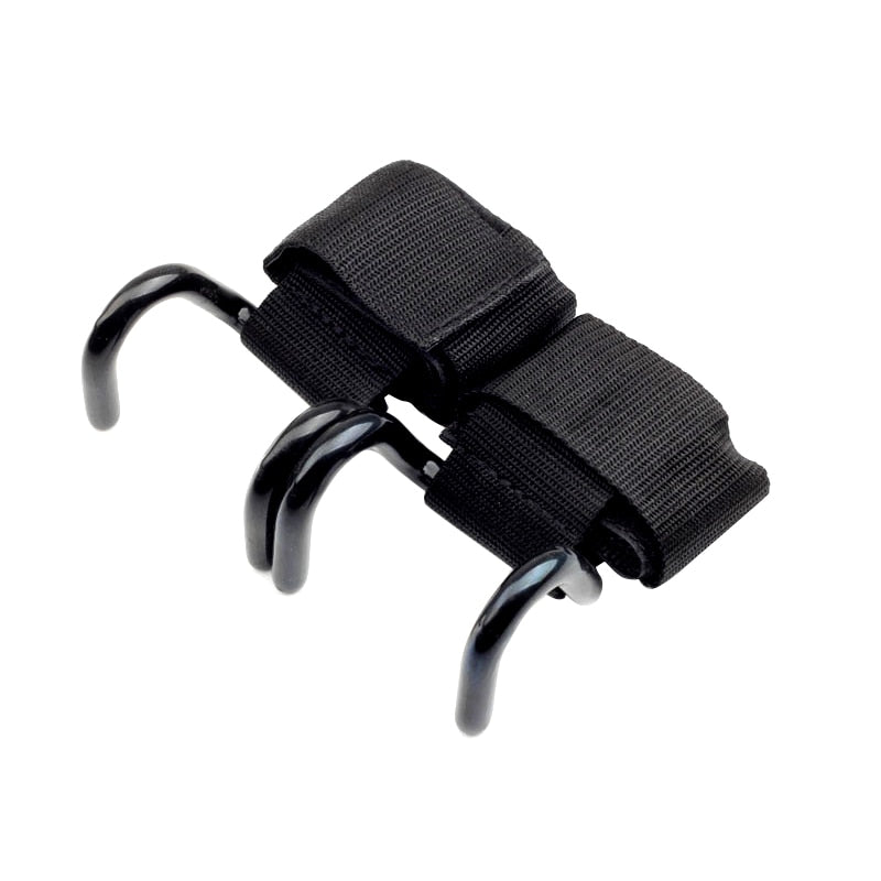 2 Piece Fitness Gloves Weightlifting Hook Training Gym Grip Shoulder Strap Wrist Support Weight Dumbbell Weightlifting Tool