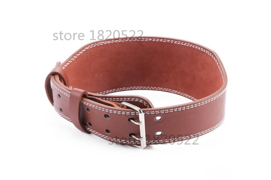 Leather Weightlifting Belt Gym Fitness Crossifit Dumbbell Barbell Powerlifting Back Support Power Training Weight Lifting Belt