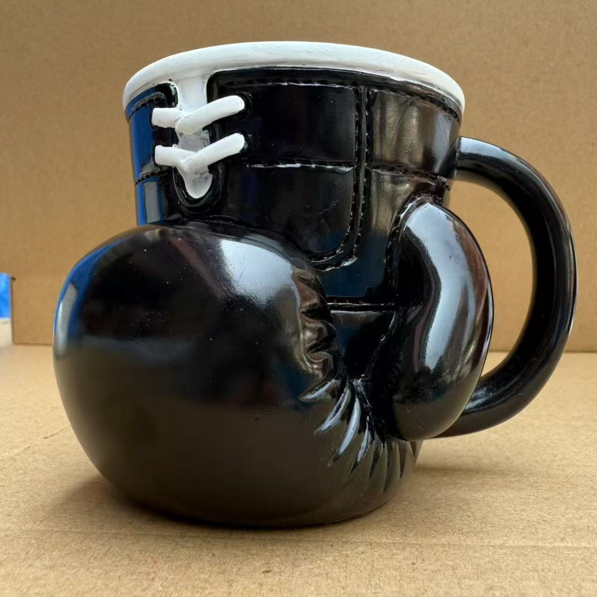 Boxing Glove Mug Stainless Steel Coffee Mug Retro Style for Boxing Enthusiasts