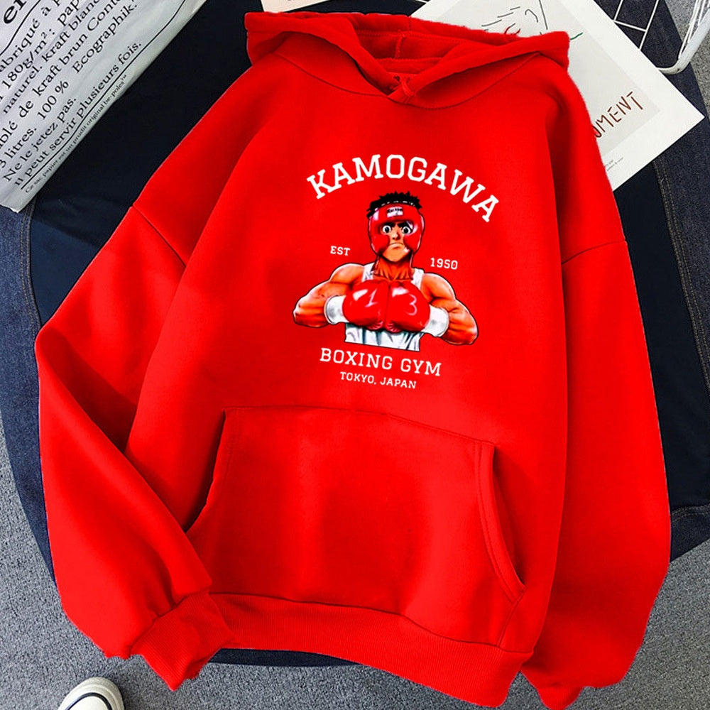 Hajime No Ippo Kamogawa Boxing Club Hooded Sweatshirt Hoodie
