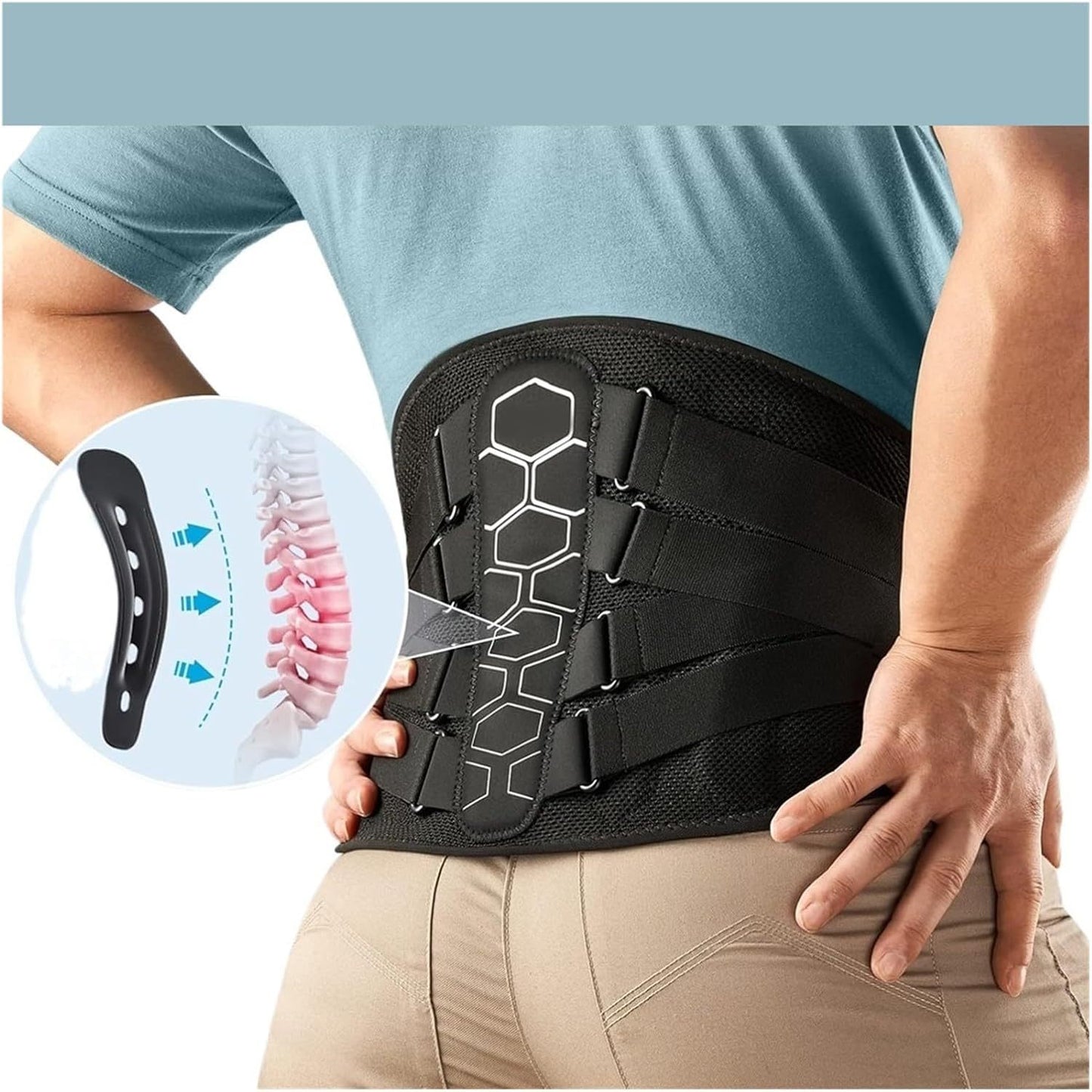 Waist Support Belt for Men and Women, Badminton Basketball Sports Waist Belt, Fitness Running Training Abdominal Belt,