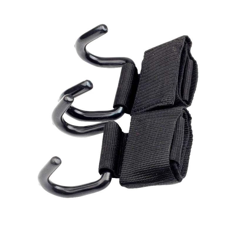 2 Piece Fitness Gloves Weightlifting Hook Training Gym Grip Shoulder Strap Wrist Support Weight Dumbbell Weightlifting Tool
