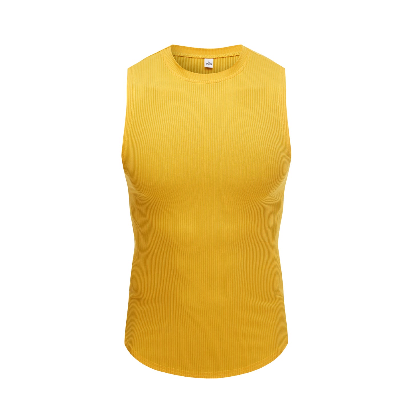 Muscle Tee Men Wide Shoulder Underwear Sleeveless T-Shirt Summer Vest Fashion Slim Fit Stretch Gym Workout Crop Top
