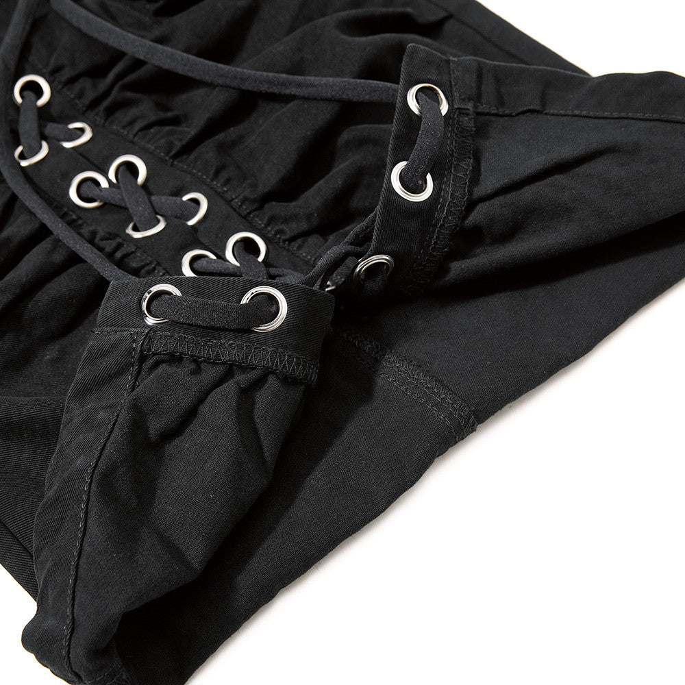 Heavy industry punching threading tying wrinkling pants