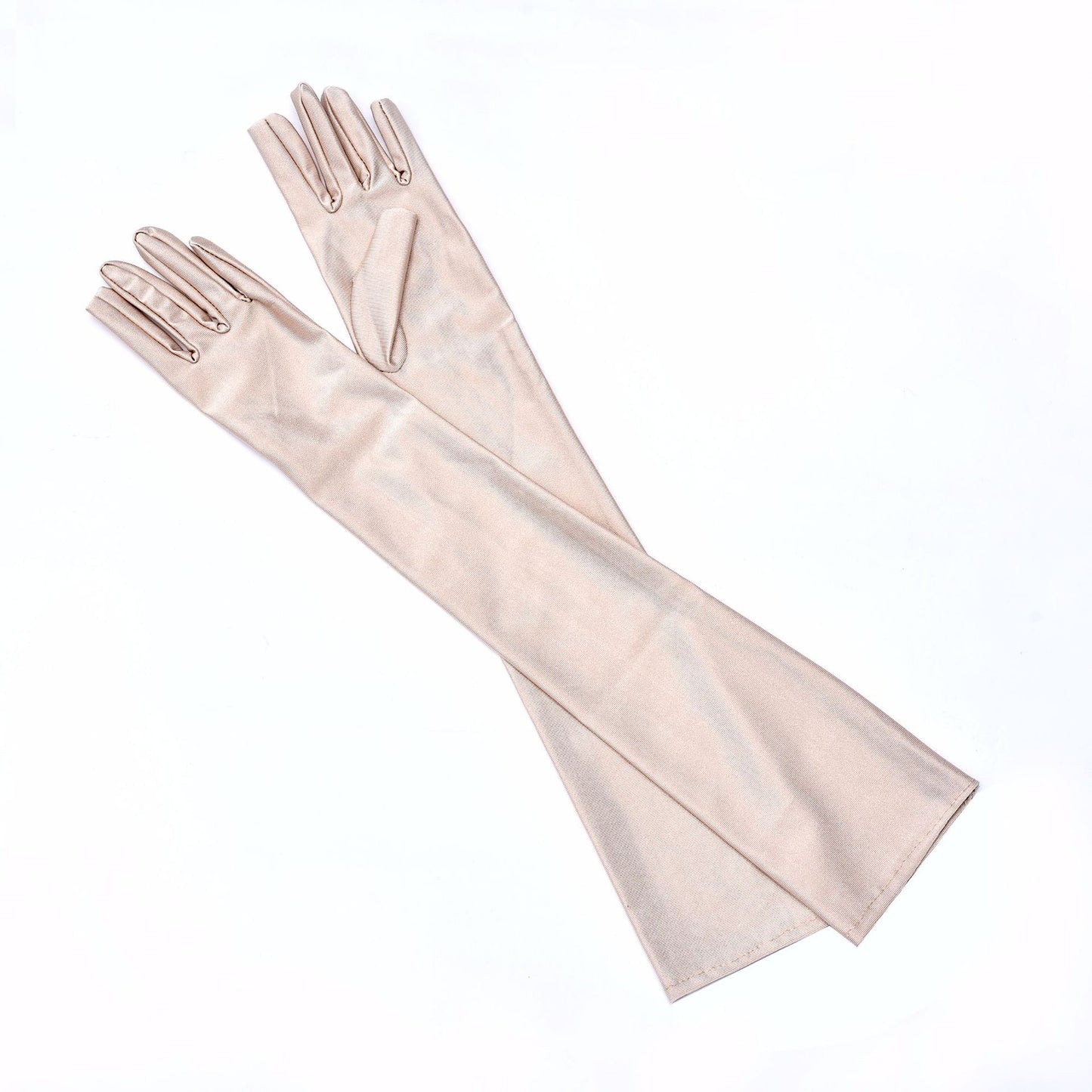 Long Spandex Gloves Women's Summer Driving and Cycling Sunscreen Gloves Lengthened Thin Spandex Gloves
