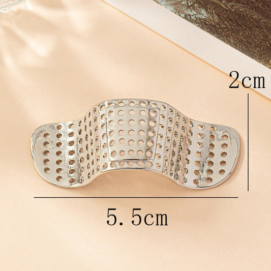 Non punching mechanical wind band adhesive for nose bridge and nose decoration nose ring