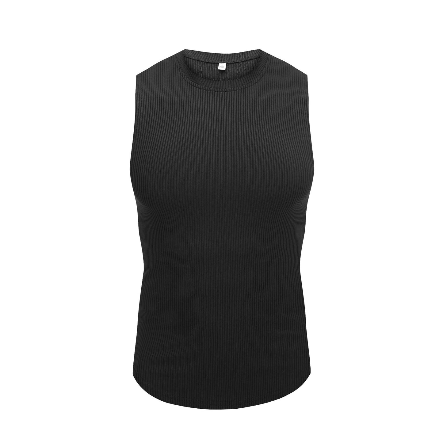 Muscle Tee Men Wide Shoulder Underwear Sleeveless T-Shirt Summer Vest Fashion Slim Fit Stretch Gym Workout Crop Top