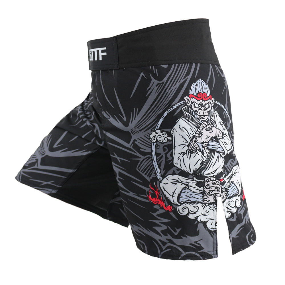 Free Combat Sanda Martial Arts Muay Thai Running Sports Fitness Boxing Pants