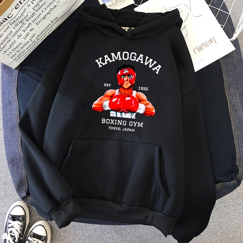 Hajime No Ippo Kamogawa Boxing Club Hooded Sweatshirt Hoodie