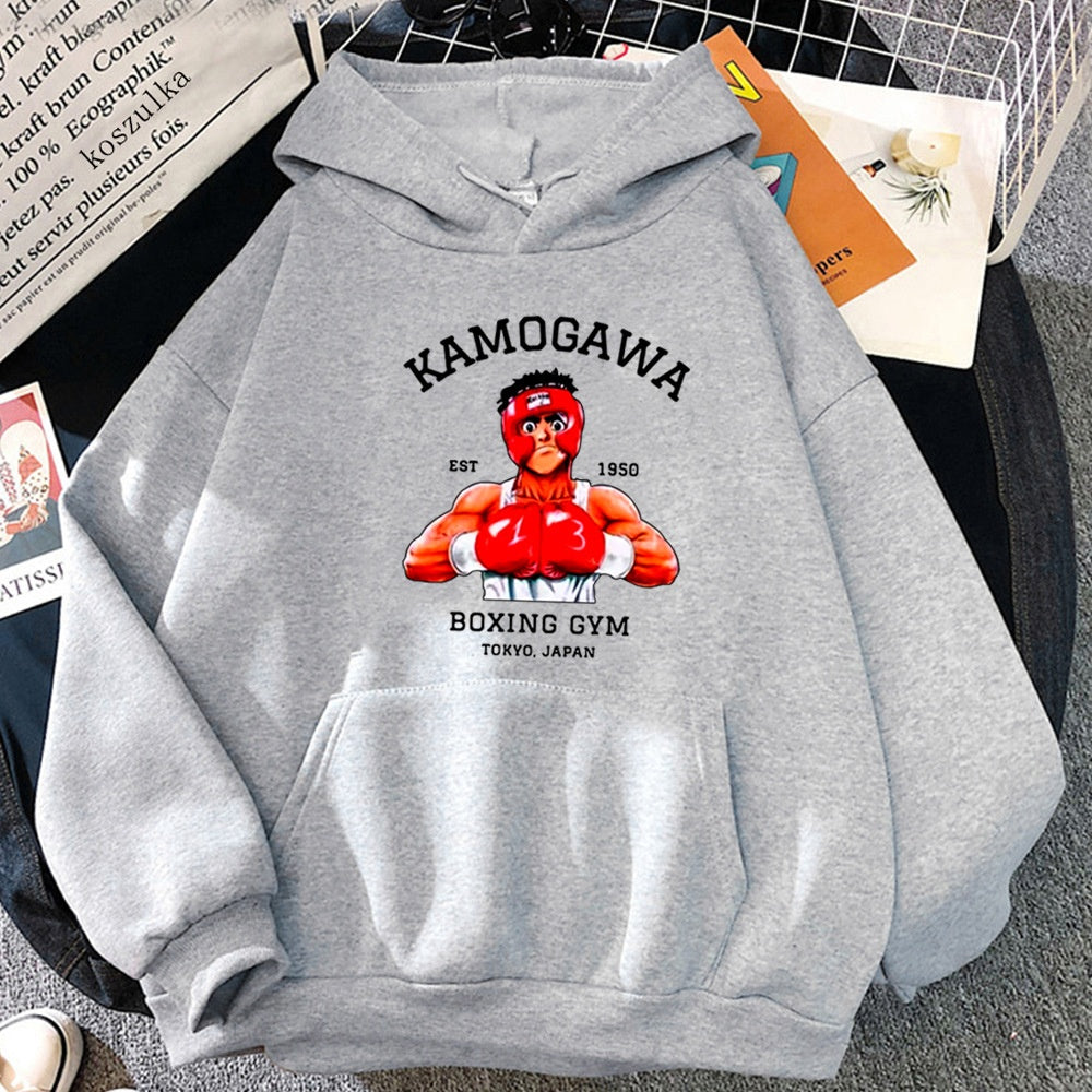 Hajime No Ippo Kamogawa Boxing Club Hooded Sweatshirt Hoodie