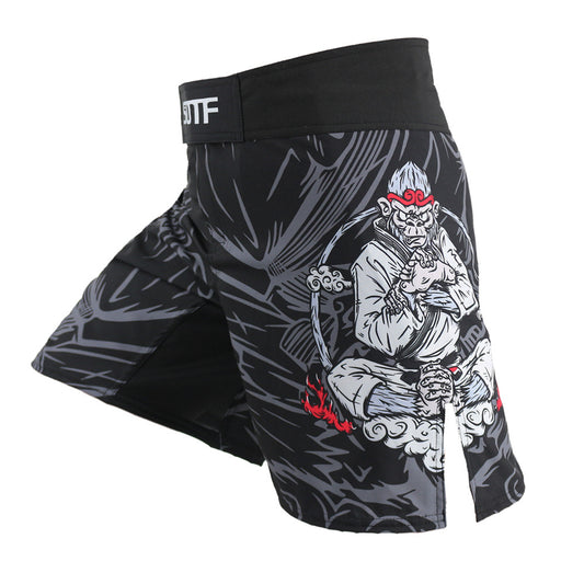 Free Combat Sanda Martial Arts Muay Thai Running Sports Fitness Boxing Pants