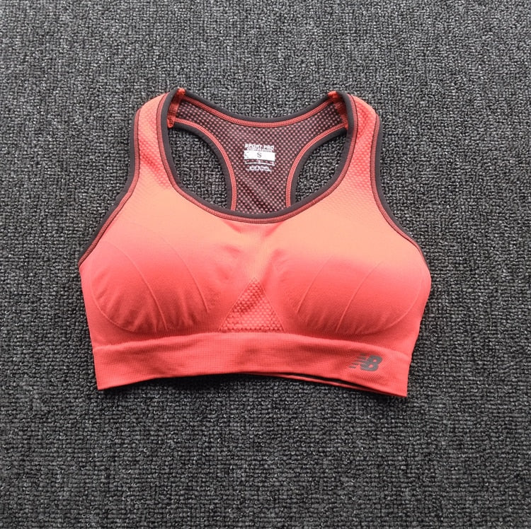 HOT Professional women sports bras GYM lady running fitness exercise quick-drying underwear training dancing Shockproof  vest