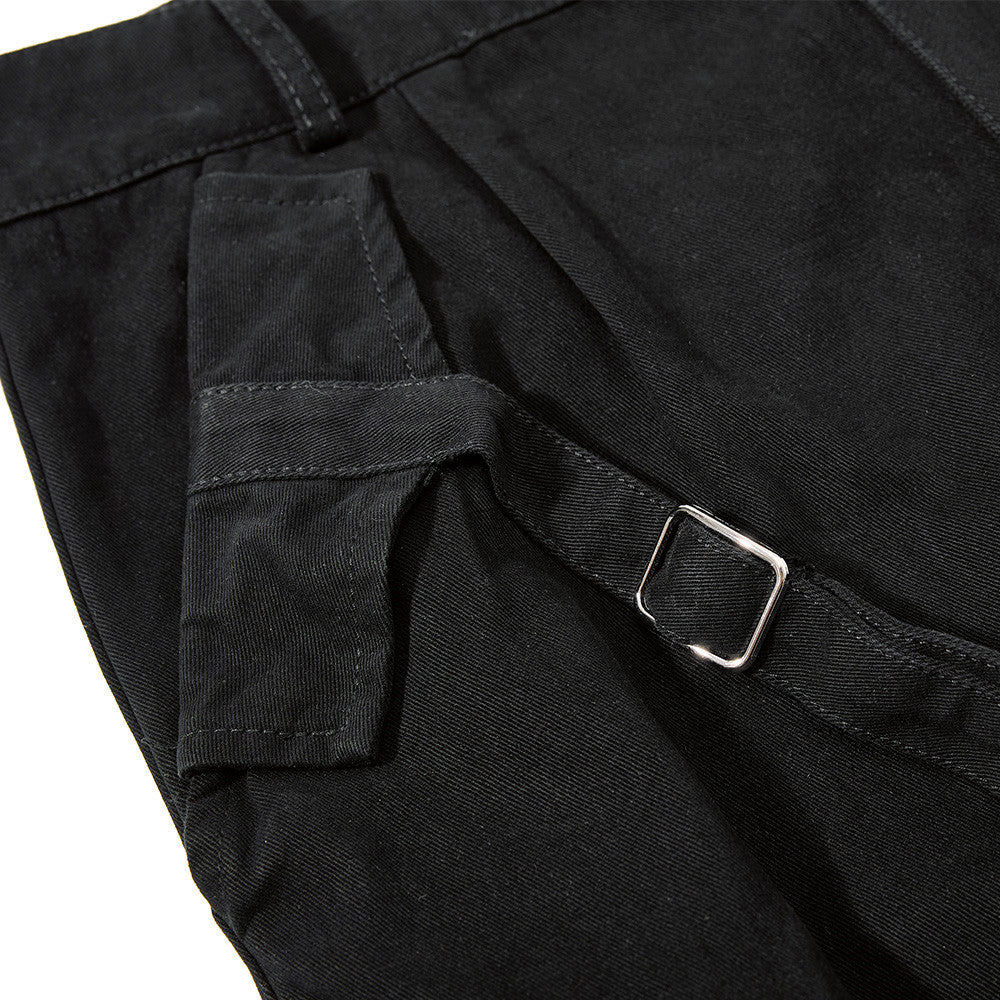 Heavy industry punching threading tying wrinkling pants