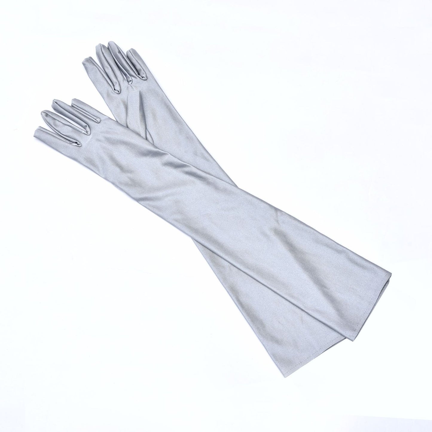 Long Spandex Gloves Women's Summer Driving and Cycling Sunscreen Gloves Lengthened Thin Spandex Gloves