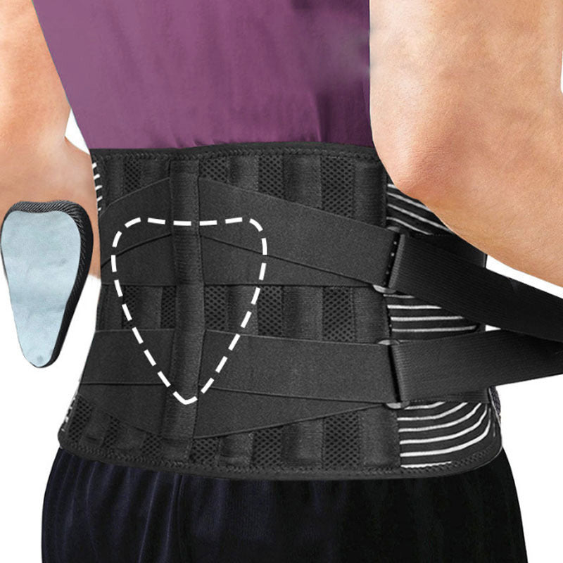 Thin waist belt breathable sports protection waist belt fitness belt