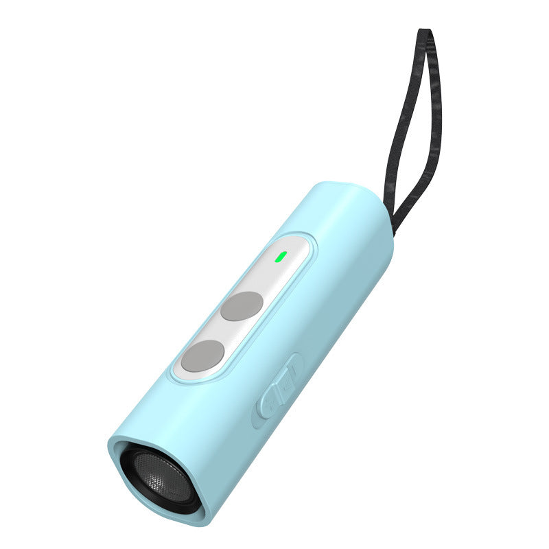 Ultrasonic Three-Head Sound Dog Repellent with Flashlight, Anti-Barking Device