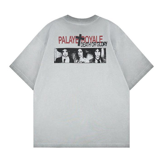 Punk rock band short sleeved