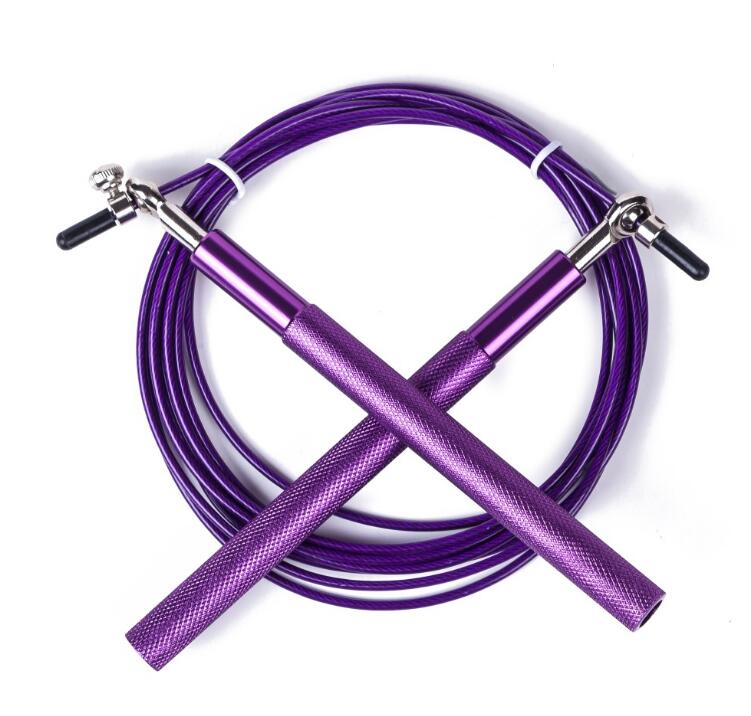 Crossfit Jump Rope Ultra Speed Ball Bearing Skipping Rope Steel Wire Jumping Ropes For Boxing MMA Gym Fitness Training Workout