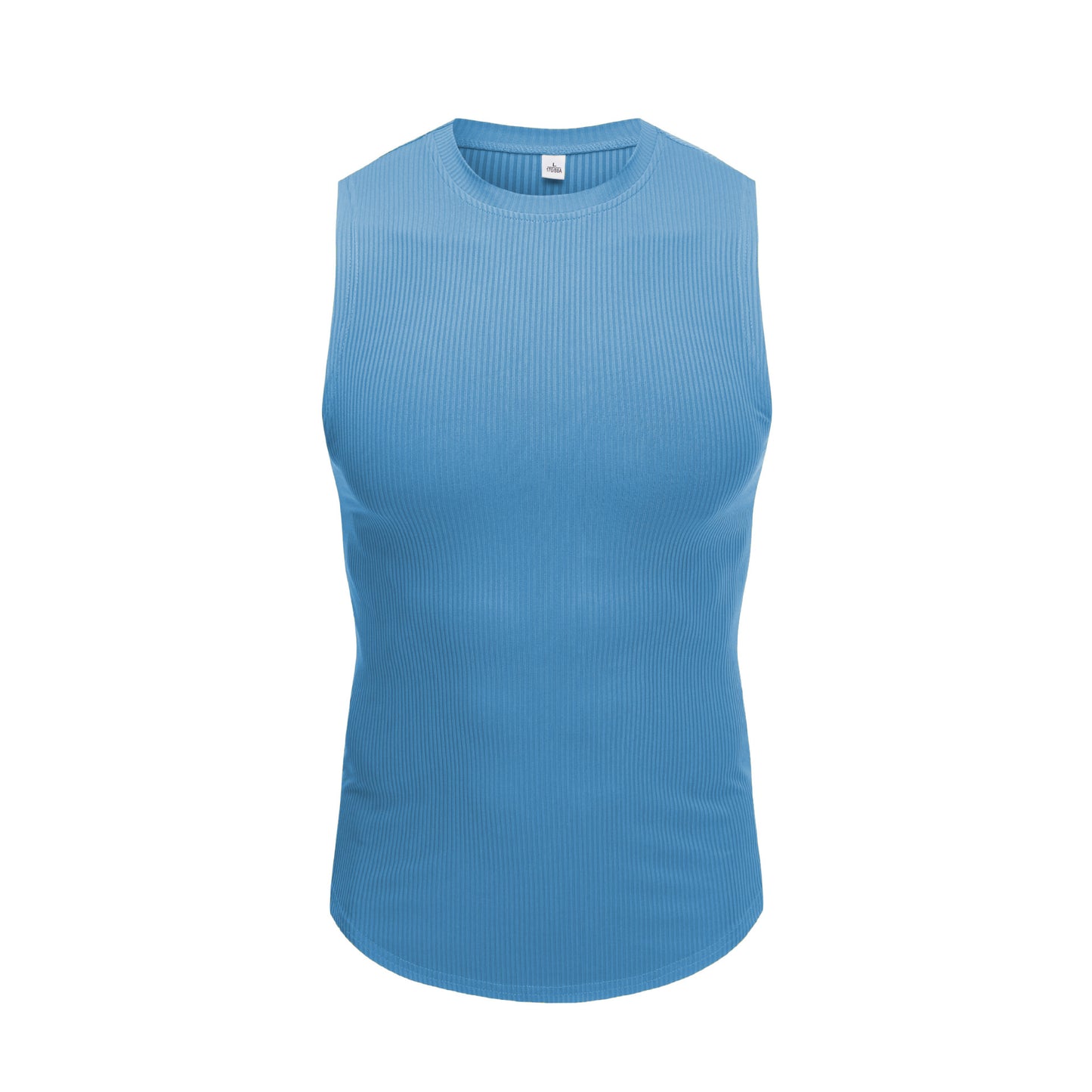 Muscle Tee Men Wide Shoulder Underwear Sleeveless T-Shirt Summer Vest Fashion Slim Fit Stretch Gym Workout Crop Top