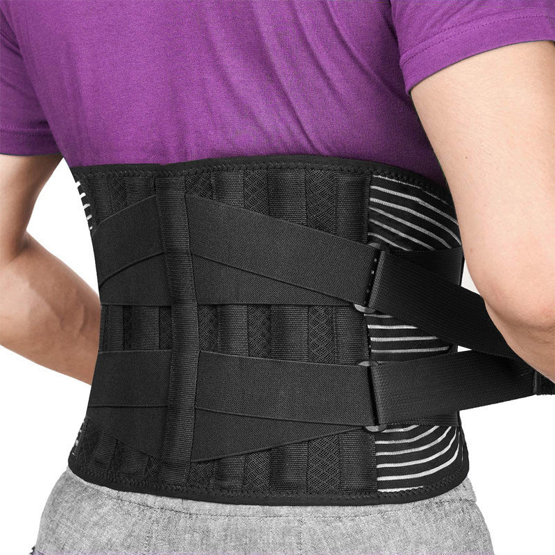 Thin waist belt breathable sports protection waist belt fitness belt