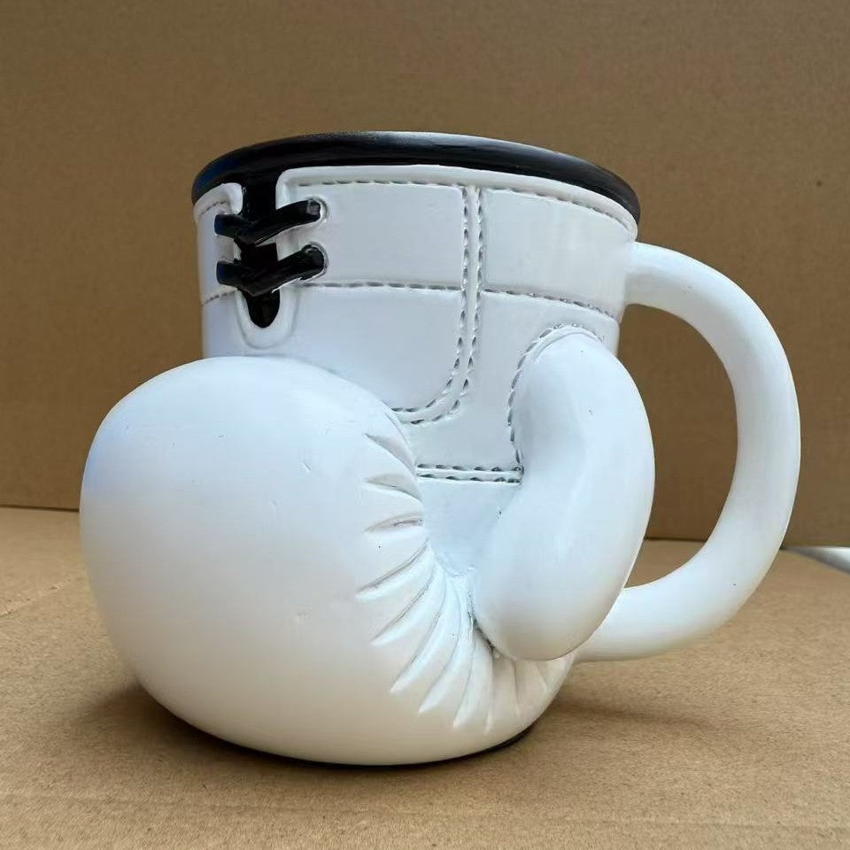 Boxing Glove Mug Stainless Steel Coffee Mug Retro Style for Boxing Enthusiasts