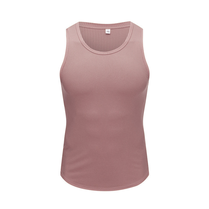 Muscle Tee Men Wide Shoulder Underwear Sleeveless T-Shirt Summer Vest Fashion Slim Fit Stretch Gym Workout Crop Top