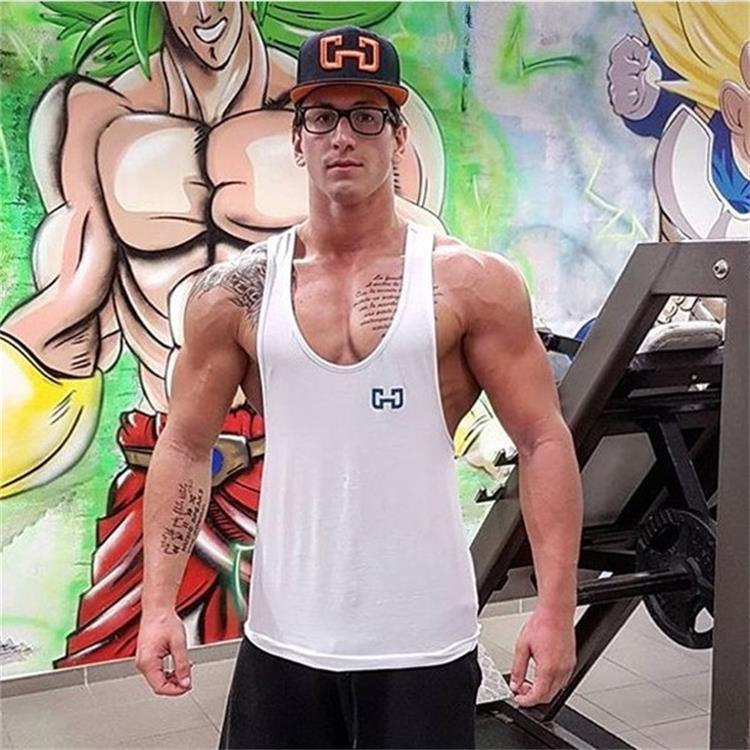 Muscle Master Training Gym Vest Men's Fitness Wear Running Workout Breathable Compression Shirt Round Neck Vest Summer