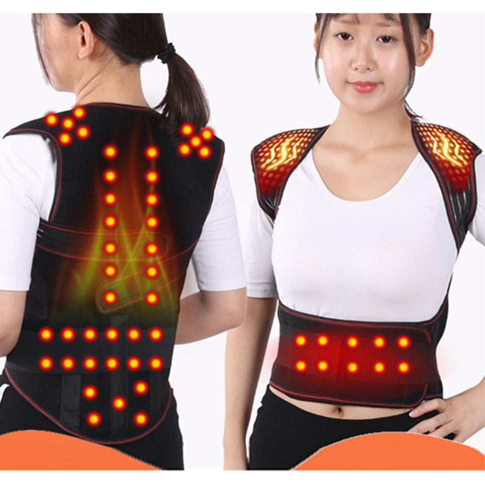 Magnetic Therapy Vest Self-Heating Shoulder Guard Vest Vest Neck Guard Back Guard Belt Autumn And Winter Warmth