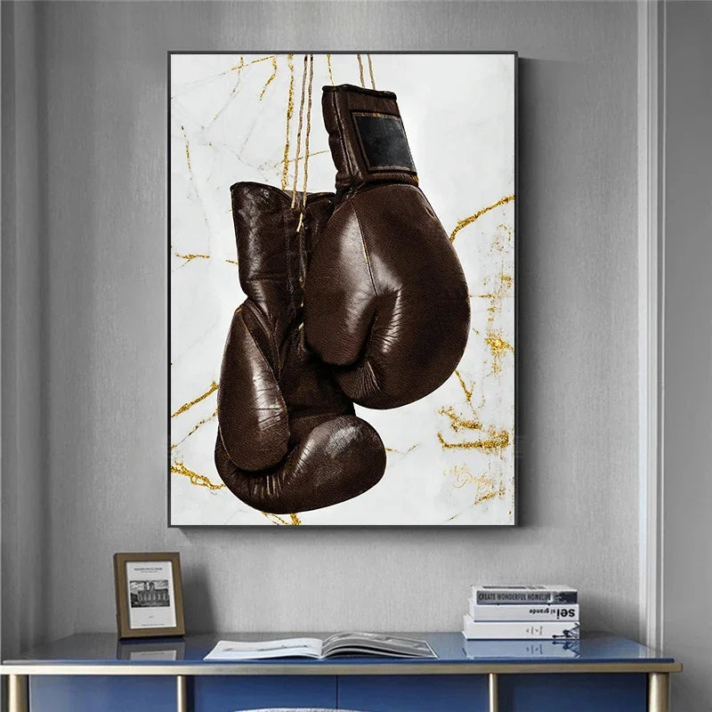 Boxing Glove Art Poster Printing Canvas Painting Wall Art Picture Decoration Mural Modern Living Room Home Decoration