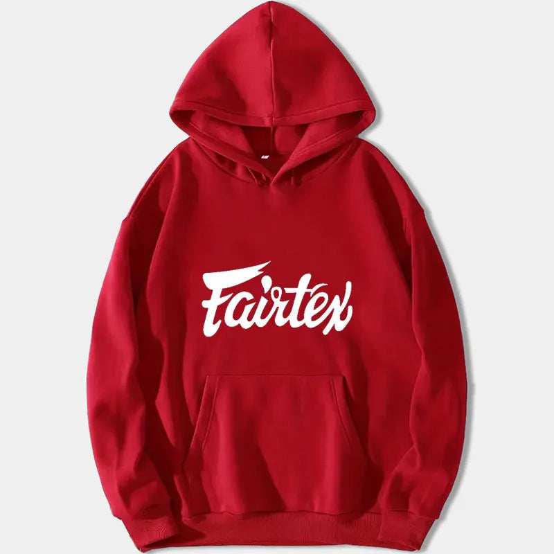 Fairtex Thailand Hoody Muay Thai Kickboxing Casual Sportswear Unisex Autumn Winter Loose Street Fashion Hipster Hooded Pullover