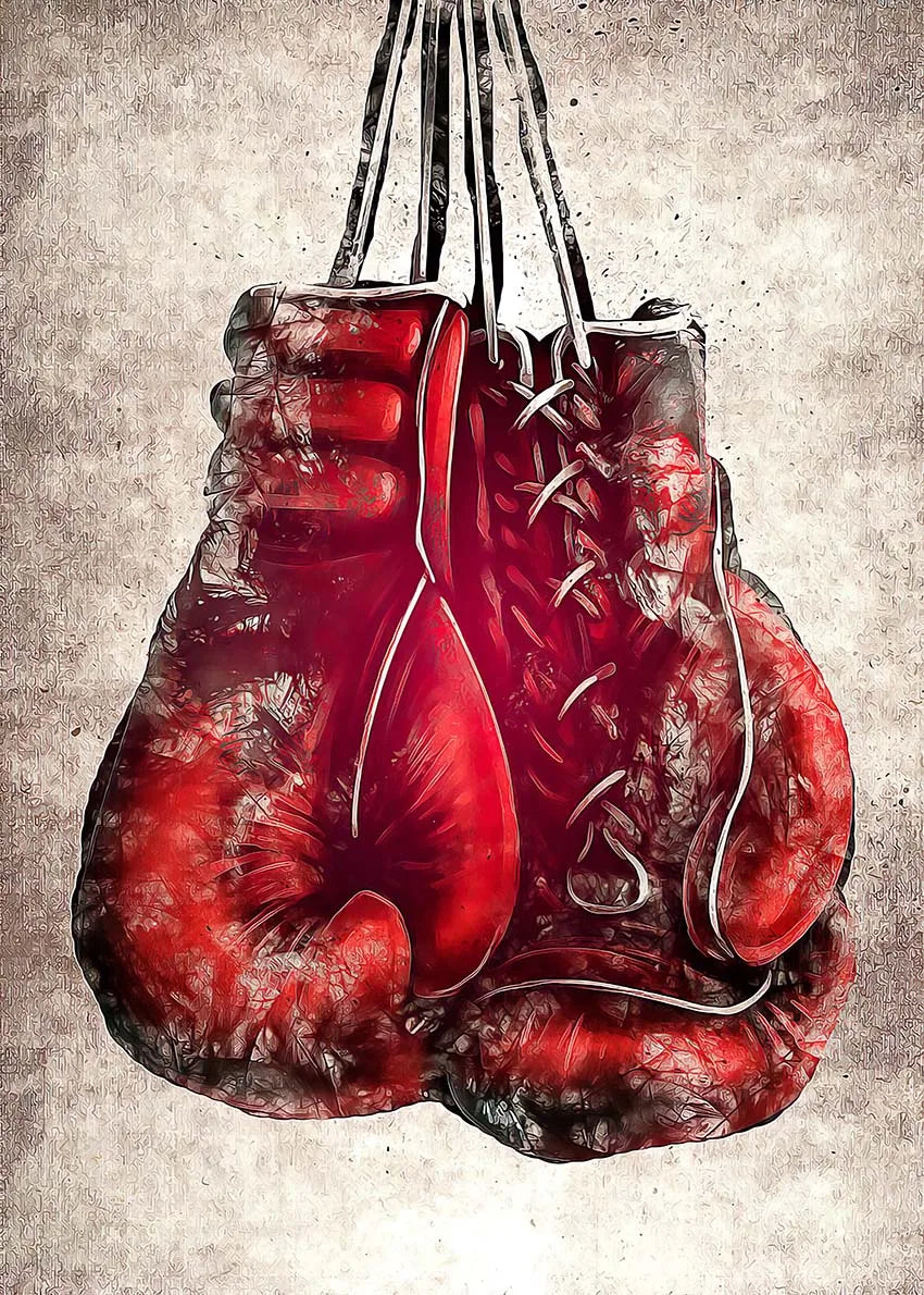 Boxing Glove Art Poster Printing Canvas Painting Wall Art Picture Decoration Mural Modern Living Room Home Decoration