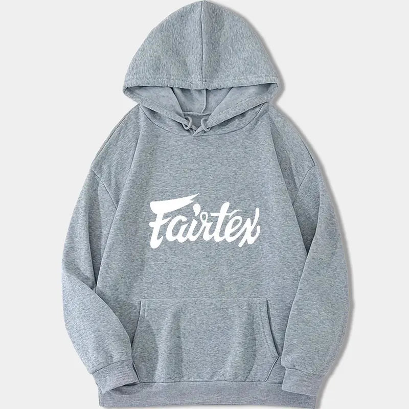 Fairtex Thailand Hoody Muay Thai Kickboxing Casual Sportswear Unisex Autumn Winter Loose Street Fashion Hipster Hooded Pullover